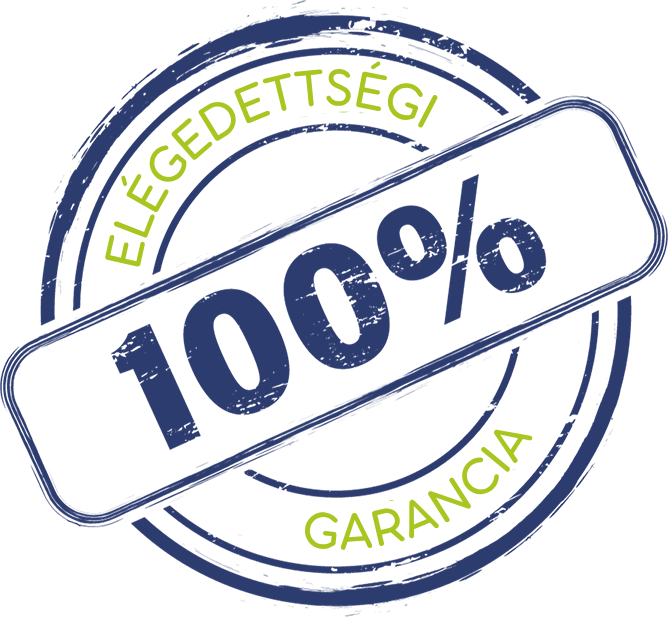 100%-os elégedettségi garancia
